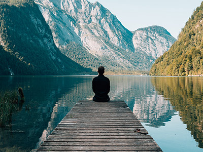 Stille am See Stressbewältigung im Coaching